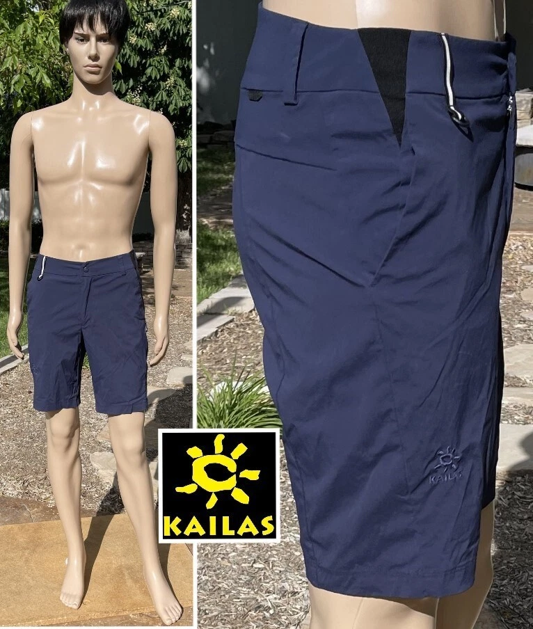 KAILAS 10" softshell hiking shorts stretch quick dry wicking pockets mens Small