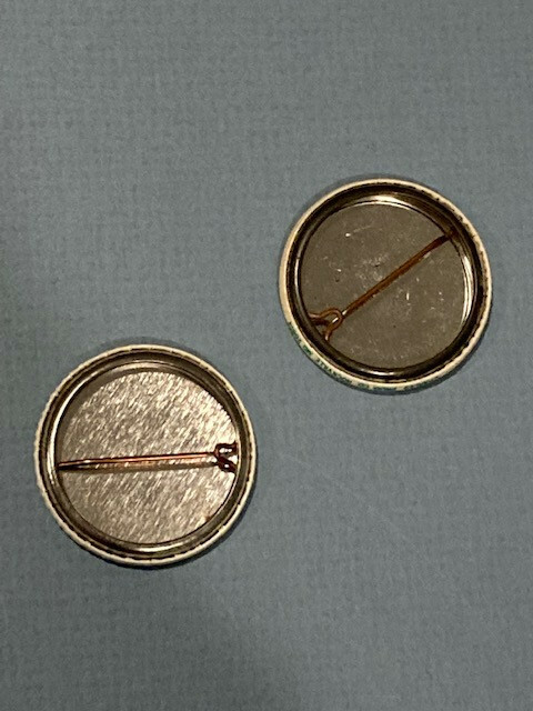 Vintage Lot of 2 Railroad Train Buttons: New York Central & Burlington ...