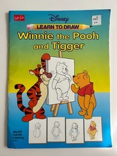 Disney Learn-to-Draw Winnie the Pooh and Tigger 1991 by Walter Foster Publishing