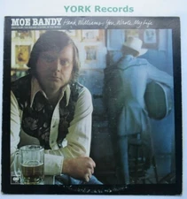 MOE BANDY - Hank Williams You Wrote My Life - Ex Con LP Record Columbia KC 34091