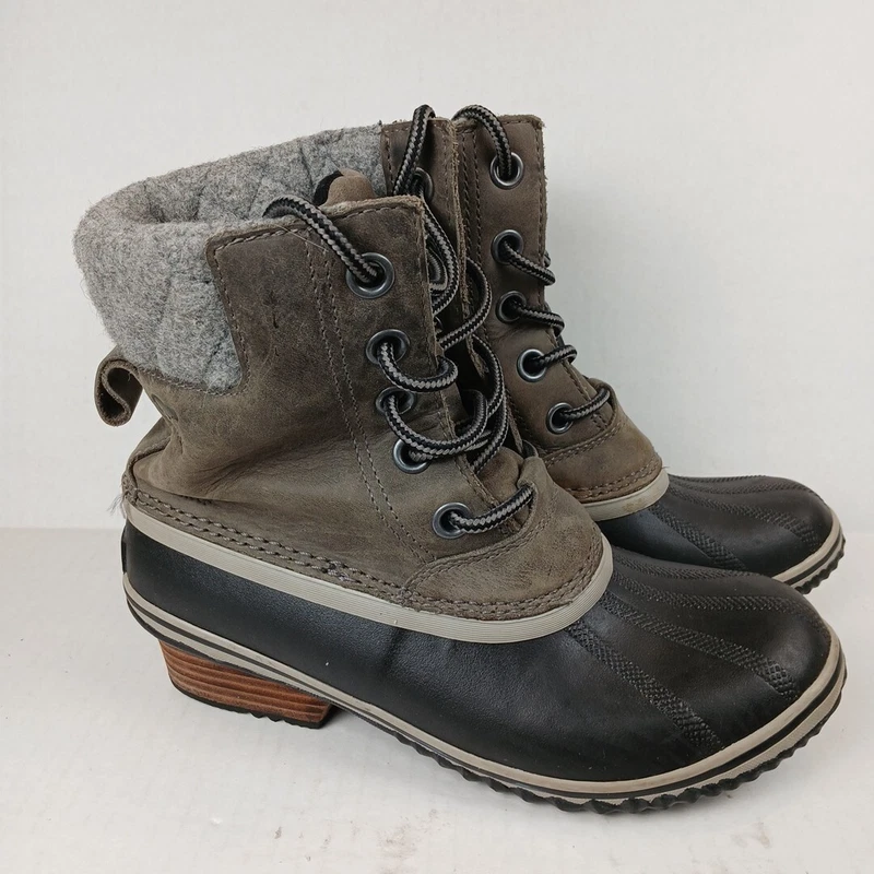 sorel slimpack lace ii winter hand crafted boots