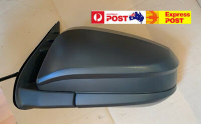 NEW Left Electric Mirror for Toyota Hilux Workmate 09/15- Matte Black No Flasher