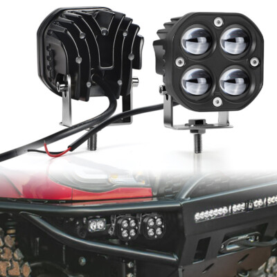 2x 60W LED Arbeitsscheinwerfer Scheinwerfer Nebellicht Weiß Gelb 12-24V LKW Auto