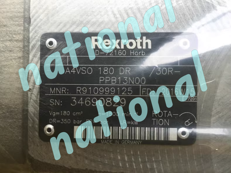 R910999125 R910999125 A4VSO180DR/30R-PPB13N00 Plunger pump