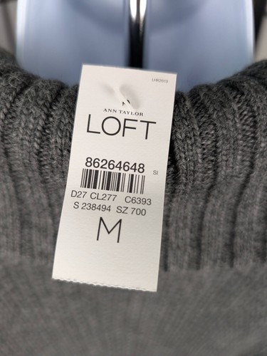 Ann Taylor Loft Women's Medium Knit Pullover Sweater Acrylic Wool Alpaca NWT - Picture 7 of 15