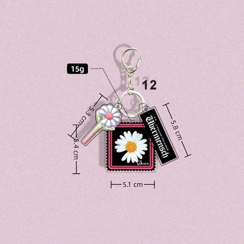 Kpop G-DRAGON Ubermensch Concert Acrylic Keychain Bag Accessory Keyring BIGBANG - Picture 3 of 15