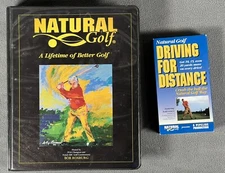 Natural Golf VHS Set- Driving For Distance, The Swing And The Short Game
