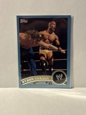 Byron Saxton 2011 Topps WWE Blue Rookie Card # 86 /2011 NXT