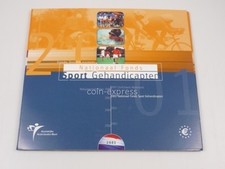 *** Euro Circulated Coin Set Netherlands 2001 BU Sport Handicapped Holland Coin Set