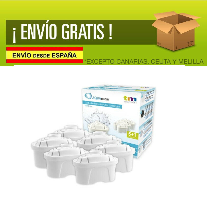 FILTROS Jarras BRITA MAXTRA Pack de 6 RECAMBIOS PURIFICA DURA de 6...