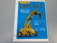 Rare Pettibone Cary Lift Sales Sheet