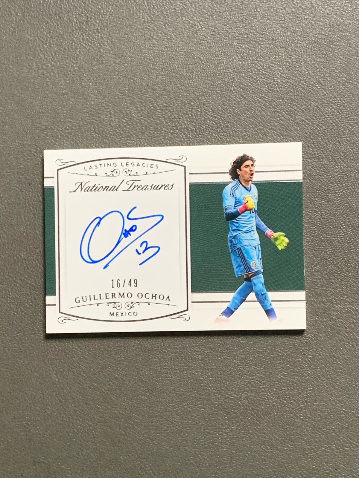 2018 National Treasures GUILLERMO OCHOA Lasting Legacies Auto /49