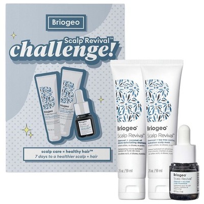 Briogeo Scalp Revival 3pc travel Set Shampoo , Scalp Mask , Tea Tree Treatment
