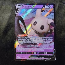 Mimikyu V - 68/172 - Carta Pokemon Holo Ultra Rara Stelle Brillanti Come Nuova