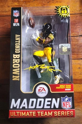 Pittsburgh Steelers Antonio Brown Autographed Signed Madden Figure - BAS Witness