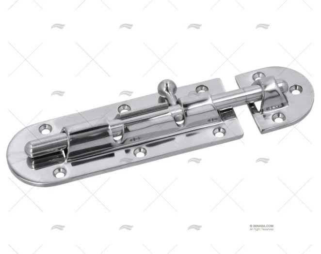 Targette inox 316 de 127mm pour sécuriser vos cabines et coffres de pont