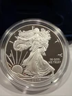 2014-W Proof American Silver Eagle Dollar $1 Bullion Box & COA OGP. PR322