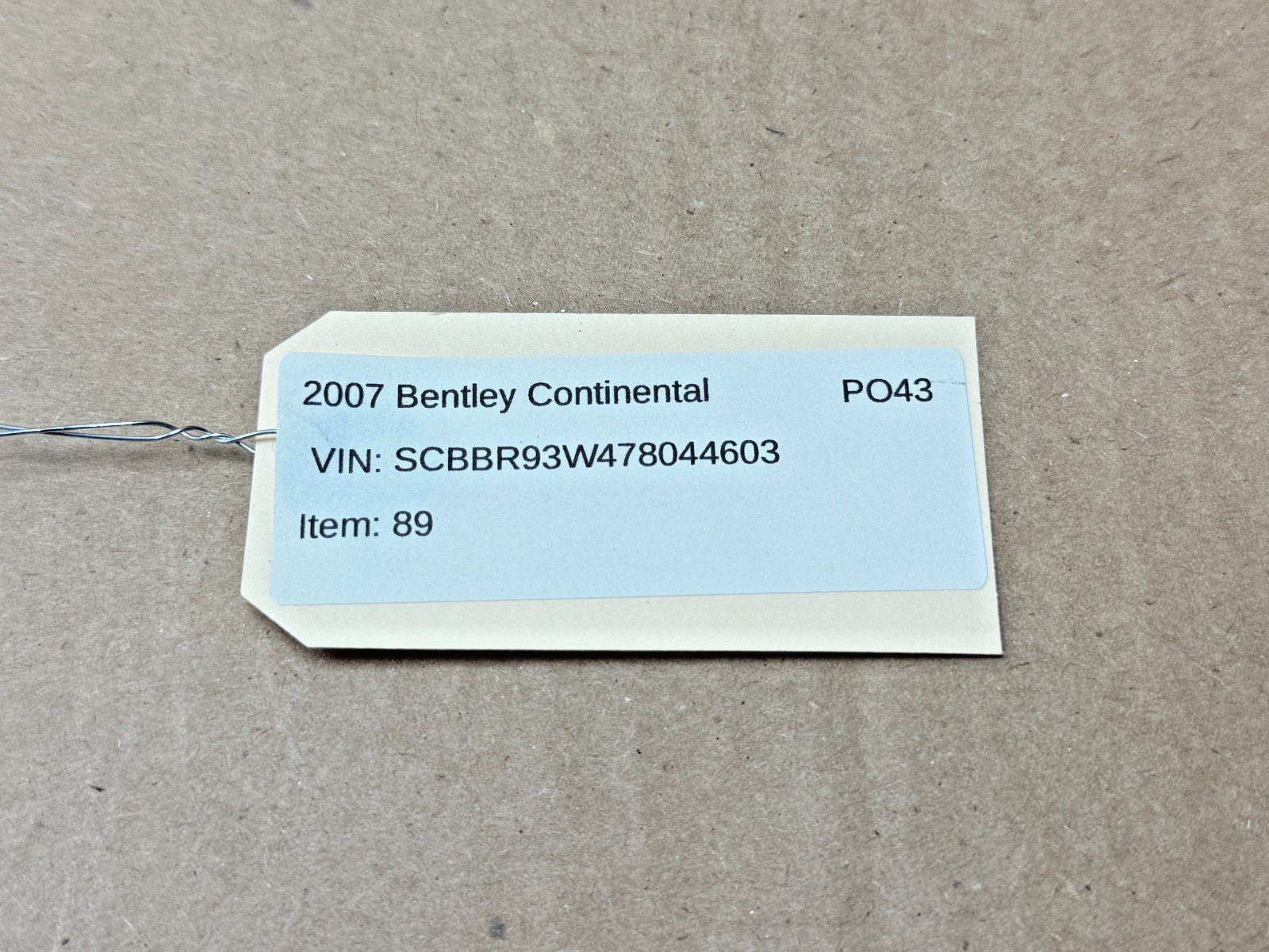 06-12 Bentley Continental Flying Spur Trunk Lid Lock Latch W/Micro Switch PO43