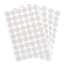 4 Sheets/216Pcs Screw Hole Stickers, 21mm Grey Self-Adhesive Sticker