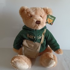 Barnes  Noble GUND Barnsie Teddy Bear Plush Green Hoodie Messenger Book Bag