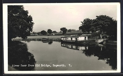 Kegworth, River Soar from Old Bridge, Ansichtskarte 