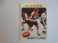1975-76 BOBBY CLARKE # 250 HOCKEY CARD