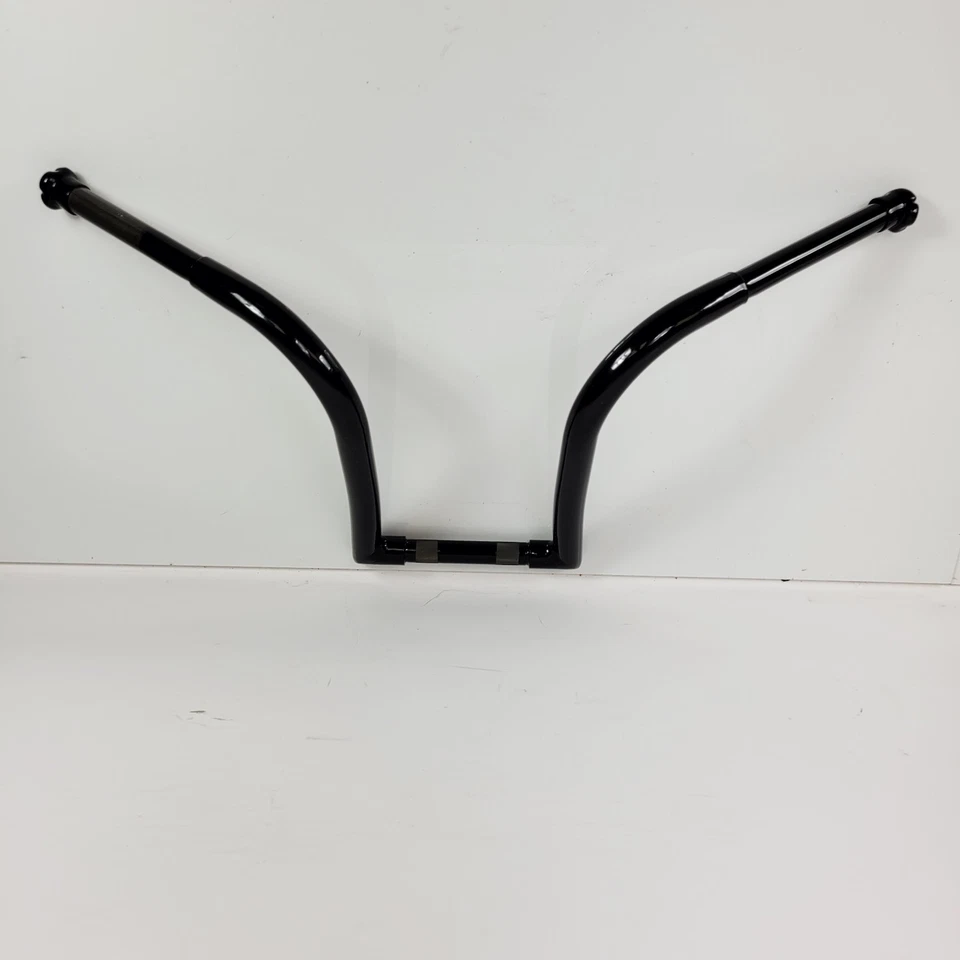 Manillar colgante LA CHOPPERS 1-1/4" negro brillante 12" Ape para sujeción Harley de 1" Foto 2 de 4