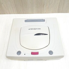 Japanese Sega Saturn White Console Bundle with 2 Controllers 6 Games & Memory