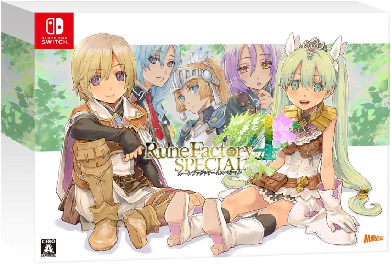 Rune Factory 4 Special Memorial Box -Switch book form JP