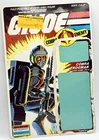 GI Joe Cobra Eels Eel 1985 V1 FULL CARD BACK Uncut Vintage Original File Card
