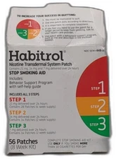 *2027-1-1* Habitrol Nicotine Transdermal System Patch | Stop Smoking Aid | Steps