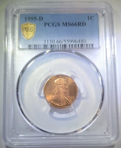 1995-D Lincoln Memorial Cent — photo from another recent sale