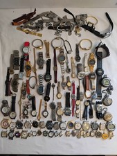 Bulk Various Men  Women  s 100 Watches Lot 10lbs As Is Parts Repair UNTESTED
