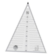Spider Web Triangle Quilt Ruler – CGRKA6 – Made in USA, 9-1/2in x 11-1/2in,