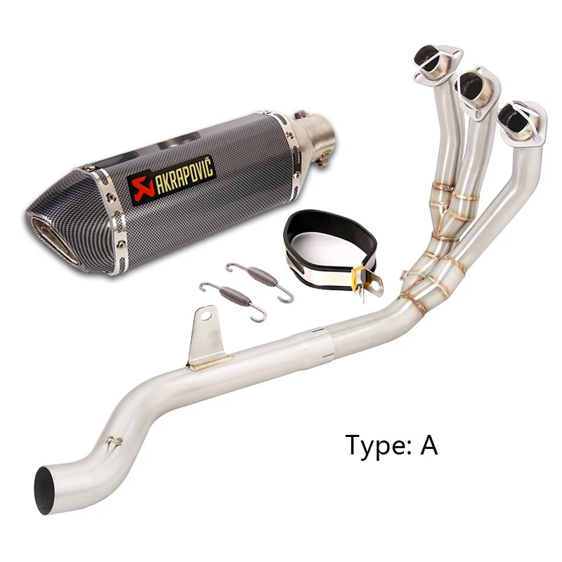 For Triumph Tiger 660 Trident 660 2021-2025 Exhaust System Header Muffler Pipe - Image 3 of 4