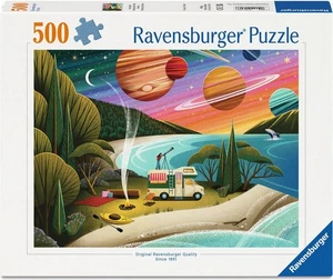 NEW RAVENSBURGER 500 Pieces Jigsaw Puzzle Star Camping Camp Sight