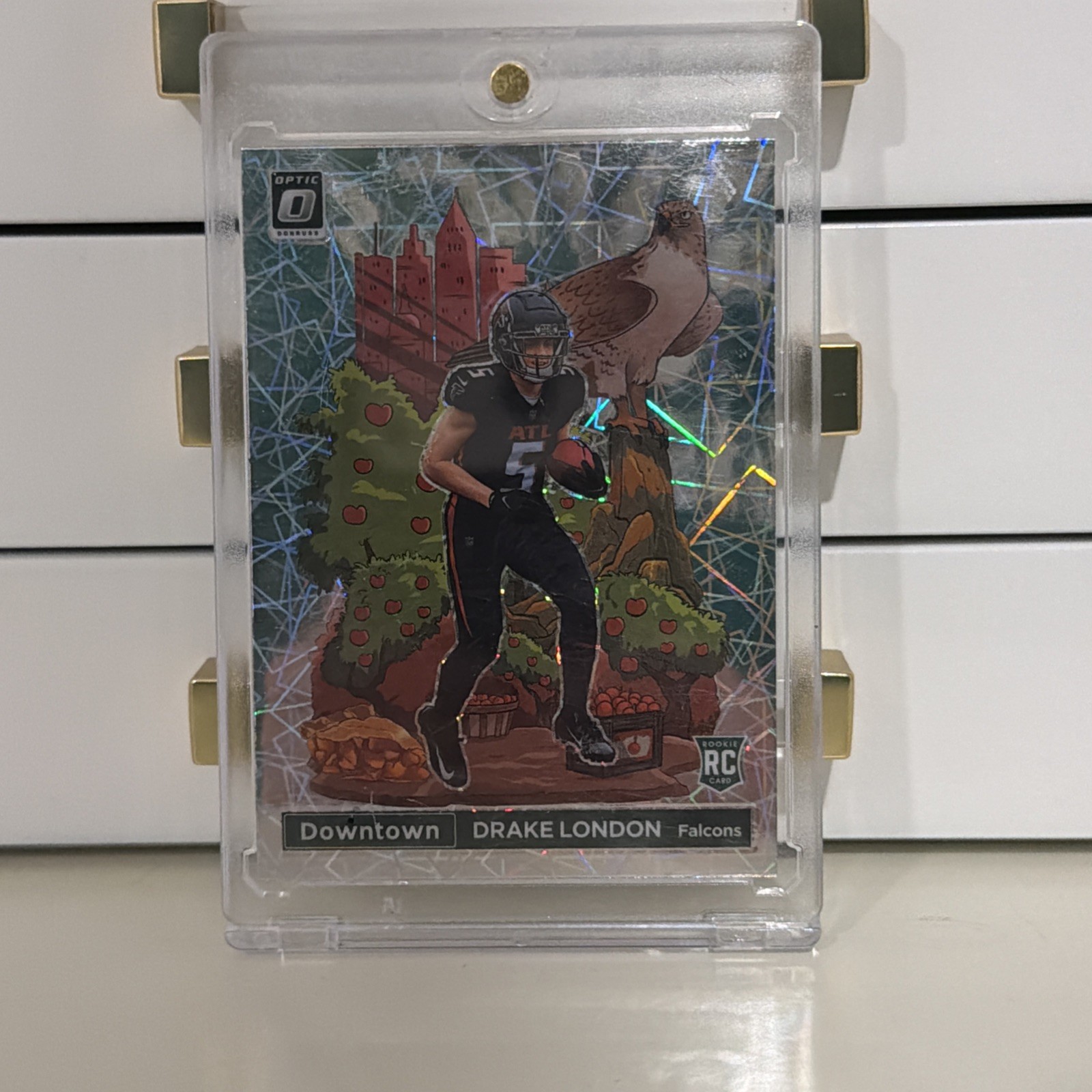 2022 Panini Donruss Optic Downtown! Drake London #DT-DL (RC)