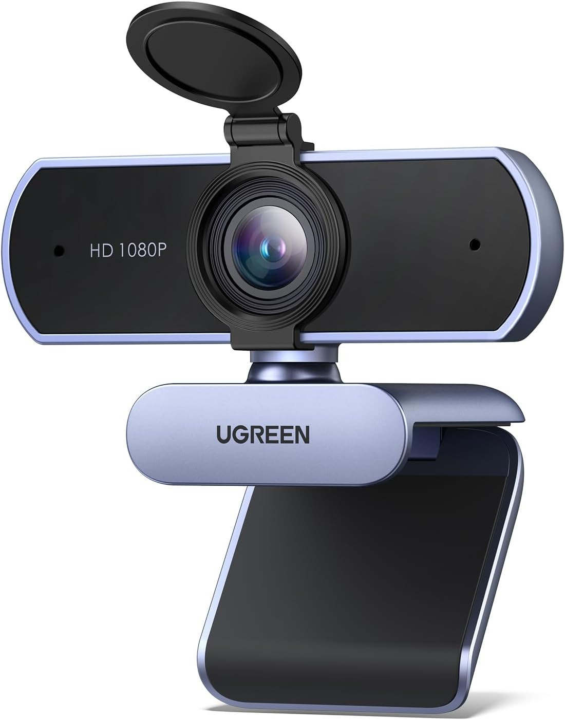 UGREEN Webcam for PC, Full HD 1080P/30fps Webcam for Laptop, Clear Stereo Audio
