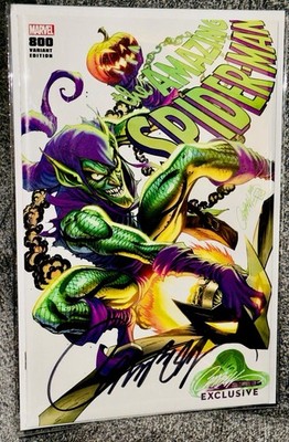 ASM #800 J Scott Campbell Signed Green Goblin Variant NM+ Unopened
