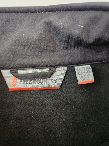 Free Country Super Softshell Fleecejacke Herren 2XL schwarz Outdoor NEU - Bild 5 von 10