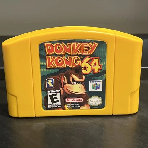 Donkey Kong 64 (Nintendo 64, 1999) DK 64 Video Games N64 Games Tested Working