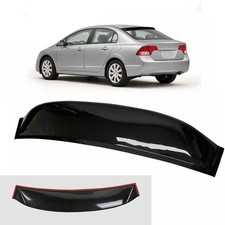 For 06-15 Honda Civic 4dr Sedan Abs Rear Window Roof Vent Visor Spoiler Wing
