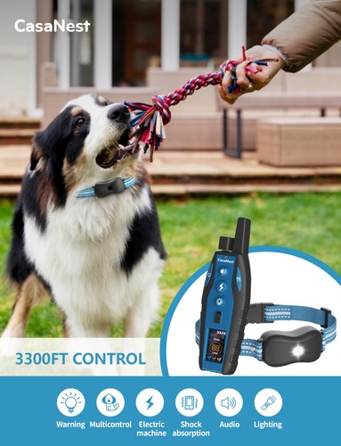 Dog Shock Collar with Remote Control - 3300Ft Dog Training Collar for Dogs 60... - Picture 3 of 7