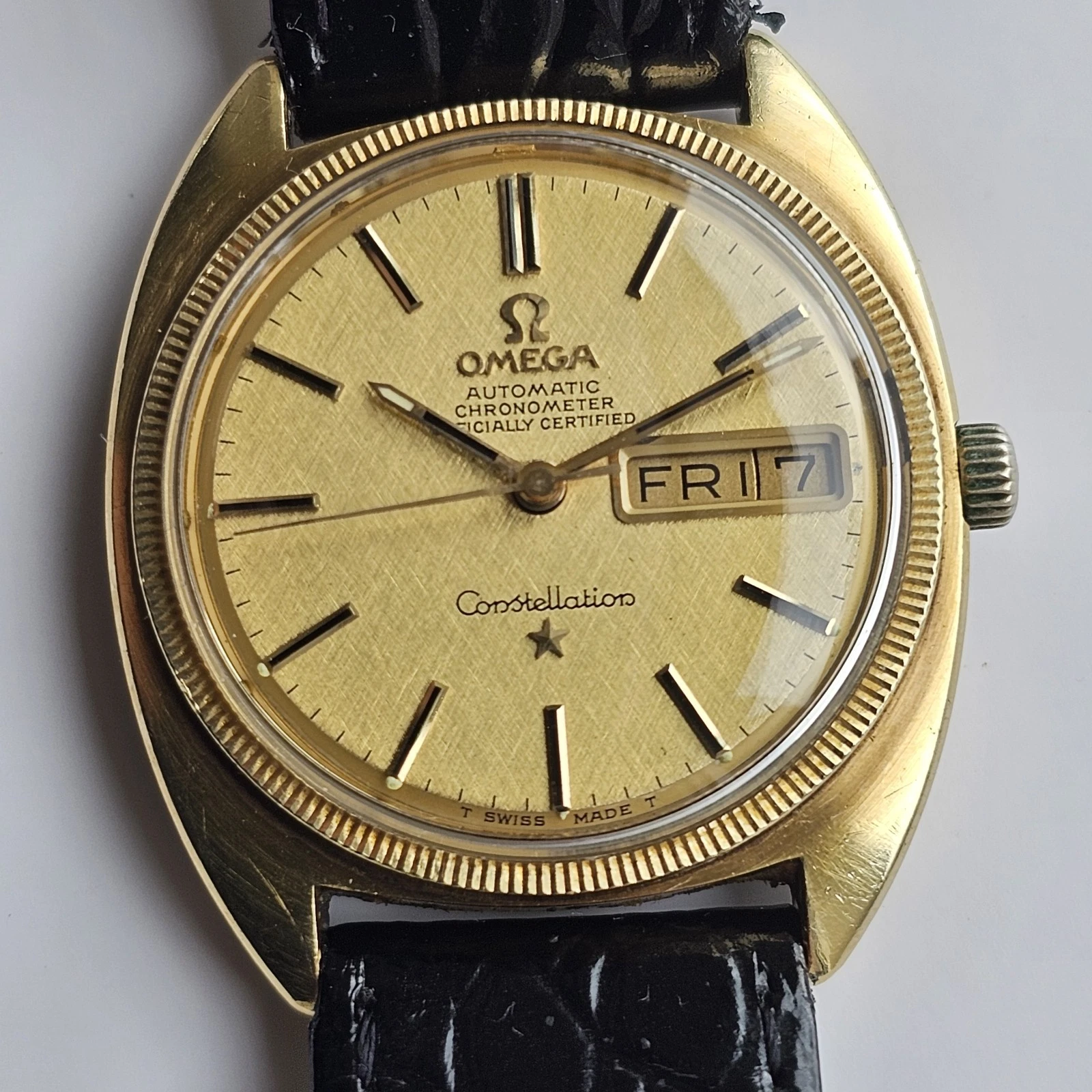 Omega — Vintage Omega Constellation Chronometer Automatic Men's Wristwatch Ref 168.029