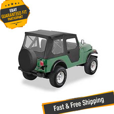 Bestop 51407-01 Tigertop With 1 Piece Full Soft Doors For 1976-1983 Jeep Cj5