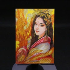 Phoenix Goddess 1/1 Origin Sketch Card By Yuer