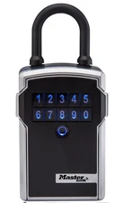 Master Lock Key Lock Box Safe Code Realtors Short-Term Rentals, 5 Keys, 5440EC