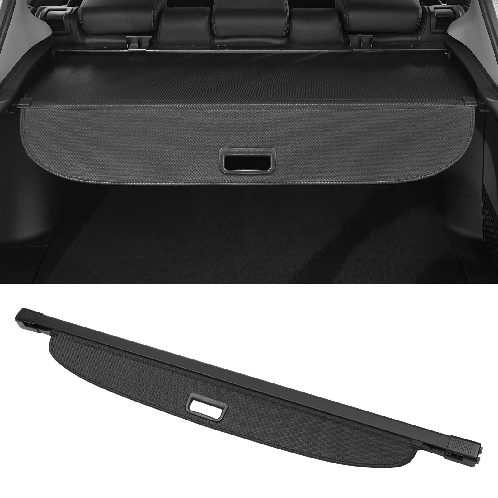 Cache-bagages rétractable Range Rover Sport noir contre les vols