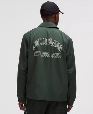 Lululemon Coaches Jacket Graphic Size XL X-Large Rainforest Green