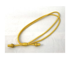 Gold Metallic and Yellow Silk Hat Cord